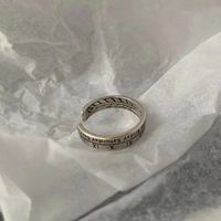 Wholesale Jewelry Retro Cool Style Geometric Alloy Rings sku image 1