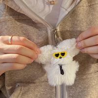 Cute Rabbit Plush Women's Bag Pendant Keychain sku image 11