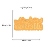 Ig Style Letter Metal Enamel Plating Unisex Brooches main image 2