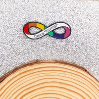 Ig Style Letter Colorful Infinity Metal Unisex Brooches main image 5