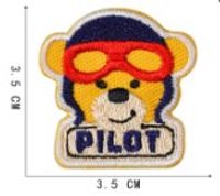 Cute Bear Monkey Frog Cloth Cloth Sticker 1 Piece sku image 8