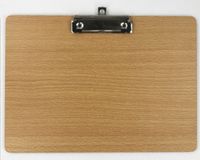 1 Piece Solid Color Class Learning Daily Mdf Height Density Plate Classic Style Folder sku image 12