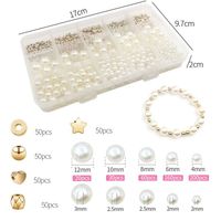 1 Set Elegant Simple Style Round Star Heart Shape Ccb Imitation Pearl Beads Jewelry Accessories main image 2