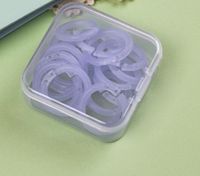 1 Set Solid Color Class Learning Plastic Casual File Retaining Ring sku image 4