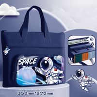 Cartoon Cloth Learning Daily Princess Simple Style Stationery Storage Bag sku image 4