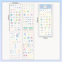 1 Piece Cartoon Round Dots Class Learning Pet Simple Style Stickers sku image 1