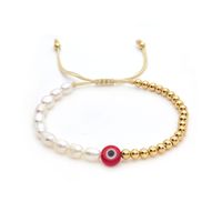 Fashion Devil's Eye Gold Plated Soft Clay Wholesale Bracelets main image 8