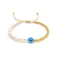 Fashion Devil's Eye Gold Plated Soft Clay Wholesale Bracelets main image 7