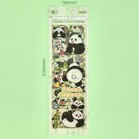 1 Piece Cartoon Panda Class Learning Pvc Cute Pastoral Stickers sku image 3