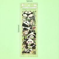 1 Piece Cartoon Panda Class Learning Pvc Cute Pastoral Stickers sku image 2