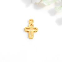1 Piece Simple Style Cross Copper Plating Pendant Jewelry Accessories sku image 1