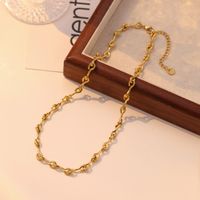 Casual Simple Style Geometric Stainless Steel Bracelets Necklace main image 6