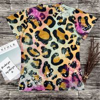 Women's T-shirt Short Sleeve T-shirts Vintage Style Streetwear Leopard main image 2