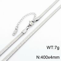 Fashion Geometric Titanium Steel Plating Layered Necklaces 1 Piece sku image 14