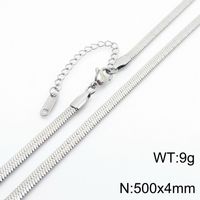 Fashion Geometric Titanium Steel Plating Layered Necklaces 1 Piece sku image 7