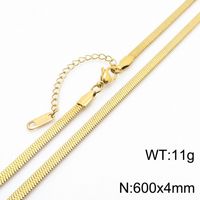 Fashion Geometric Titanium Steel Plating Layered Necklaces 1 Piece sku image 24