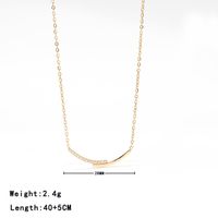 Elegant Einfacher Stil Geometrisch Rostfreier Stahl Patchwork Zirkon Weißgold Plattiert Halskette Mit Anhänger main image 2
