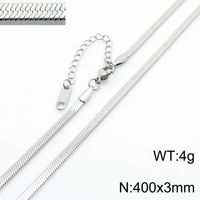 Fashion Geometric Titanium Steel Plating Layered Necklaces 1 Piece sku image 1