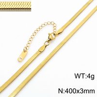 Fashion Geometric Titanium Steel Plating Layered Necklaces 1 Piece sku image 9