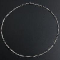 Hip-Hop Simple Style Geometric 304 Stainless Steel Unisex Necklace main image 6