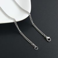 Hip-Hop Simple Style Geometric 304 Stainless Steel Unisex Necklace sku image 2