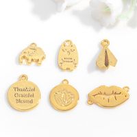 1 Piece Simple Style Animal Copper Plating Pendant Jewelry Accessories main image 1