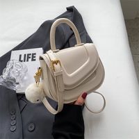 Women's Small Pu Leather Solid Color Cute Square Zipper Handbag sku image 6