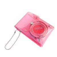 Women's Solid Color Pvc Buckle Card Holders main image 2