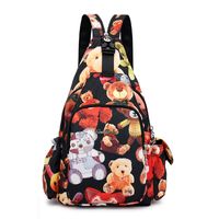 Solid Color Casual Daily Women's Backpack sku image 1