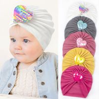 Girl's Simple Style Heart Shape Baby Hat main image 1