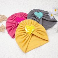 Girl's Simple Style Heart Shape Baby Hat main image 2