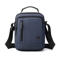 Men's Solid Color Polyester Zipper Functional Backpack Laptop Backpack sku image 7