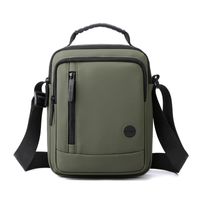 Men's Solid Color Polyester Zipper Functional Backpack Laptop Backpack sku image 8