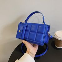 Women's Medium Pu Leather Solid Color Streetwear Square Magnetic Buckle Handbag sku image 4