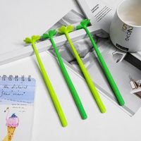 1 Piece Solid Color Learning School Soft Rubber Simple Style Gel Pen main image 5