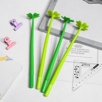 1 Piece Solid Color Learning School Soft Rubber Simple Style Gel Pen main image 4
