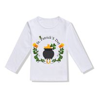 St. Patrick Pastoral Flower Cotton T-shirts & Shirts main image 5