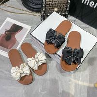 Women's Vintage Style Bow Knot Open Toe One-shaped main image 2