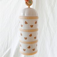 Simple Style Rabbit Squirrel Bear Pp Storage Container Box Artificial Decorations main image 4