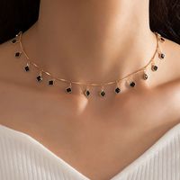 Simple Style Water Droplets Alloy Plating Women's Necklace sku image 20