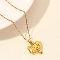 304 Stainless Steel Elegant Cute Luxurious Plating Heart Shape Pendant Necklace main image 6