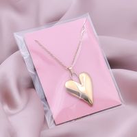 304 Stainless Steel Elegant Cute Luxurious Plating Heart Shape Pendant Necklace main image 2