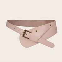Fashion Solid Color Pu Leather Women's Corset Belts main image 5