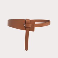 Fashion Solid Color Pu Leather Women's Corset Belts main image 3