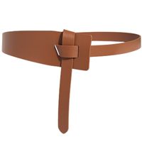 Fashion Solid Color Pu Leather Women's Corset Belts main image 2