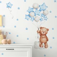 Cute Star Bear Pvc Wall Sticker Wall Art main image 4