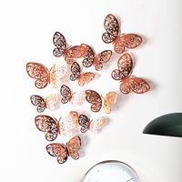 Cute Butterfly Paper Wall Sticker Wall Art main image 3