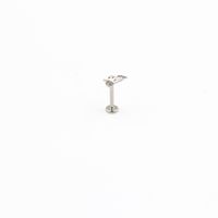 1 Piece Lip Rings Simple Style Classic Style Butterfly Pure Titanium Lip Rings main image 5