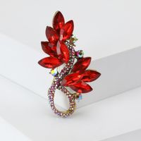 Artístico Flor Aleación Embutido Diamantes De Imitación Mujeres Broches sku image 2
