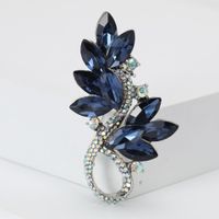 Artistic Flower Alloy Inlay Rhinestones Women's Brooches sku image 6